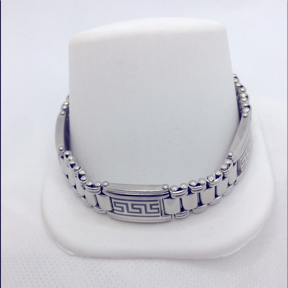 Men Greek Key Bracelet